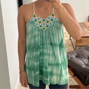 Free people tie dye tank top